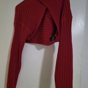 NBD Scarlet Ribbed Women's Sweater